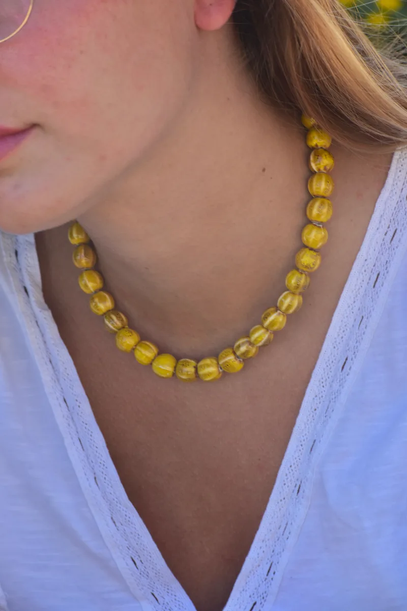 Colar Aurora Amarelo